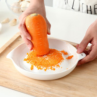 Râpe à gingembre en céramique blanche, râpe à rouleau, ustensile de cuisine, pour carottes, légumes