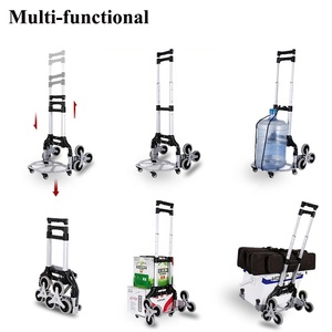 6 Wiel Supermarkt Kruidenier Handkar <span class=keywords><strong>Trolley</strong></span> Tas Kar Trap Klimmen Winkelwagen <span class=keywords><strong>Trolley</strong></span> - Product Image 6