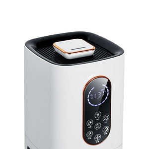 Umidificatori camera da letto aggiornamento 9L umidificatori a nebbia fredda con umidistat, umidificatore d'aria silenzioso grande stanza, umidificatore vegetale - Product Image 5