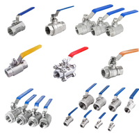 1/2 robinet à tournant sphérique en acier inoxydable 316 304 robinet à tournant sphérique en acier inoxydable prix personnalisé OEM importateurs pièces poignées fabricant