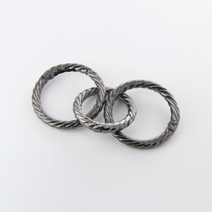 Twisted Spring Ring Open Buckle Zinc Alloy Round Connecting Buckle Keychain Bag Accessories 6 Inch 4.9 Line Durable - Product Image 4