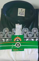 Tenue Traditionnelle Arabe pour Hommes de Dubaï, Style Qatar, 2 Pièces avec Pantalon, Thobe Musulman, Couleur Unie, Vêtements Islamiques, Qamis Homme