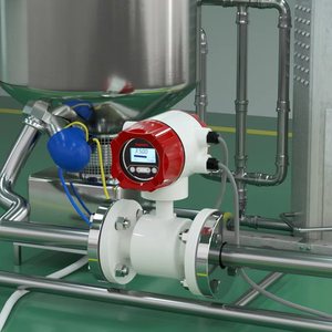 Débitmètre d'eau électromagnétique CE ATEX Rs485 220V 4-20mA en acier inoxydable, type split, OEM LDG-SUP pour liquides et huiles - Product Image 4