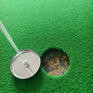 Nuevo y Moderno Tapete de Entrenamiento de <span class=keywords><strong>Golf</strong></span> Personalizado, Césped Artificial de 40 mm, Tapete de Césped PP de 10 mm, Green de Práctica de <span class=keywords><strong>Golf</strong></span> Personalizado con Base de EVA de 10 mm - Product Image 3