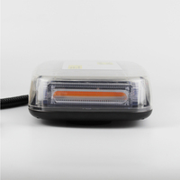 Vehículo COB Mini LED Barra de luz estroboscópica Luz de advertencia Techo magnético Luz intermitente de emergencia para camiones Coche