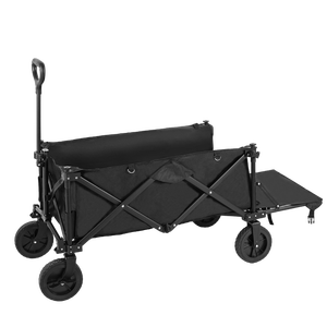 CZFIT Collapsible Folding Wagon Carts Heavy Duty Outdoor Adjustable Handle Foldable Camping Wagons Shopping, Camping, Storage - Product Image 6