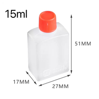 Venta al por mayor Mini botella de salsa de plástico 30ml para Sushi 3ml 8ml botella en forma de pez para salsa de soja para llevar