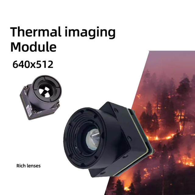 640x512 25mm Thermal Camera Module Radiometric Infrared Core Temperature Detection