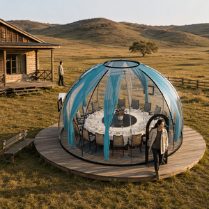 Casa Burbuja Transparente de PC Ecológica e Impermeable de 360 Grados con Diámetro Personalizado para Comedor - Product Image 1
