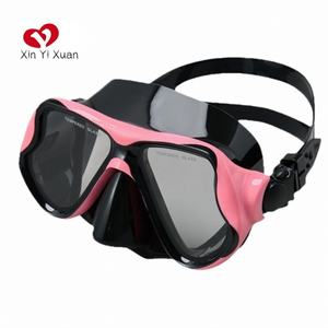 Máscara de Buceo de Silicona Personalizada al por Mayor, OEM, Impermeable para Adultos, con Vista Amplia de 180°, Antivaho, para Buceo y Pesca Submarina - Product Image 1