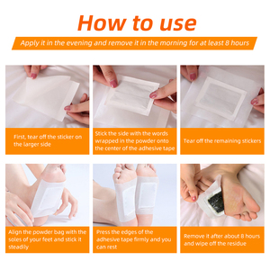2026 Hot Sale Groothandel Jishantang Biologische <span class=keywords><strong>Detox</strong></span> Voetpads met Vitamine E voor Dieptereiniging en Ontgifting Model Zutie-03 - Product Image 5