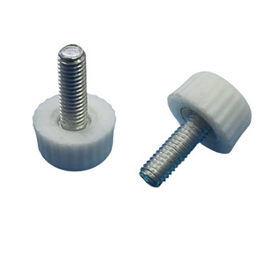 Furniture Felt Pad <b>Adjustable</b> Plastic Feet With Screws For Height <b>Adjustment</b> Modern Style <b>Table</b> Chair <b>Legs</b> - Product Image 4