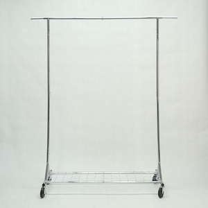 Estante de exhibición de <span class=keywords><strong>ropa</strong></span> moderno de un solo Riel, estante de supermercado <span class=keywords><strong>metálico</strong></span> con estante de alambre extraíble <span class=keywords><strong>para</strong></span> soporte colgante de <span class=keywords><strong>ropa</strong></span> - Product Image 4