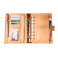 Planificateur personnel classeur A5 rechargeable 6 anneaux en cuir PU classeur de budget boucle magnétique couverture rigide 100 feuilles A4 A7