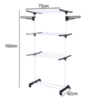 Cintres à linge en métal debout supports maison pliable vêtements étendoir Portable vêtements suspendus support support