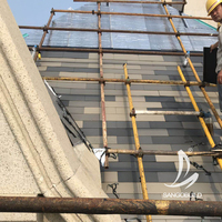 Đa Màu Cao Su Slate Lợp Gạch Cao Su Mái Gỡ Khó Nhôm Mangan Cao Su Vật Liệu Hợp Chất Cho Roof Top