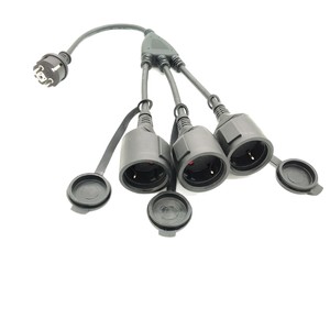 ปลั๊กยุโรปพร้อมเต้ารับ 3 ช่อง 1.5 มม. 230V ABS ปลั๊กพ่วงทนทาน - Product Image 5