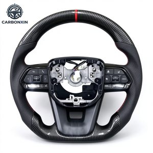 Volante Deportivo de Fibra de Carbono con Diseño a Color para Toyota Land Cruiser LC79 LC76 LC70 LC300 - Product Image 1