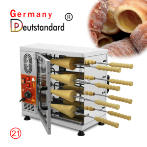 Machine à gâteau commerciale trdelnik, appareil à donuts, glace, cône, kurto kalaks, avec CE - Product Image 4