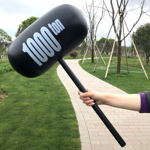 Marteau gonflable jouet 1000 tonnes en PVC souple, forme de dessin animé, cadeau promotionnel - Product Image 1