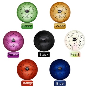 Pioggia di montagna naturale Note musicali percussioni Set 5.5 "-14" acciaio tamburo lingua cristallo fatto a mano strumento musicale C D E E F G B C - Product Image 1