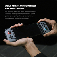 Vente en gros X2 BT Stretch Manette de jeu mobile Manette de jeu sans fil pour Android et IOS