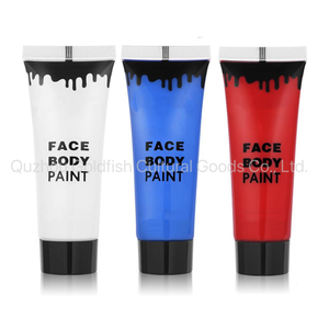 Kit de Maquillaje de Payaso Joker de Halloween, 30 ml, Negro, Blanco y Rojo, <span class=keywords><strong>Pintura</strong></span> Corporal y Facial o Disfraz de Payaso con <span class=keywords><strong>Calavera</strong></span>, Set de Efectos Especiales - Product Image 3