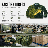 Veste polaire Sherpa personnalisée tie-dye épaisse et décontractée avec broderie de lettres et col ouvert, modèle unisexe, fabrication sur mesure
