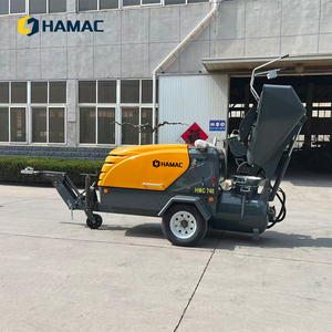 เครื่องพ่นปูนดีเซลเคลื่อนที่ HAMAC สีเหลือง แบบกึ่งแห้ง สำหรับงานก่อสร้าง - Product Image 6