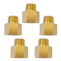 Technics Brass Bushing Plug Male Thread Equal Adapter Pipe Fitting HEX Dipoles Tahan Korosi Tekanan Rendah