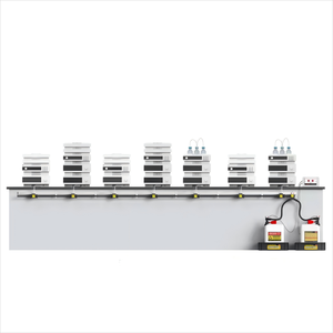 Système centralisé de collecte et de récupération de canalisation de solvant de déchets de laboratoire de chromatographie liquide - Product Image 2