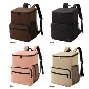 Sac à dos isotherme décontracté en nylon imperméable pour livraison de repas, pique-nique et glacière, directement de l'usine - Product Image 5