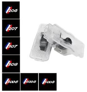 Luce LED con <span class=keywords><strong>Logo</strong></span> per Portiera Auto Peugeot 206 207 307 <span class=keywords><strong>308</strong></span> 3008 4008 5008 RCZ, Proiettore Laser con Effetto Ombra Fantasma, Accessorio Auto - Product Image 2