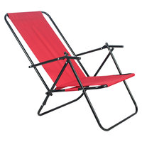 Chaise pliante en métal, 2 positions, hauteur réglable, sac à dos de plage, camping, brésil