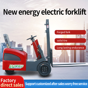 Mini Electric Forklift, 1-ton, Three Wheeled, Three Fulcrum Elevator, New Energy Warehouse, <strong>Loading</strong> <strong>and</strong> <strong>Unloading</strong> Truck - Product Image 4