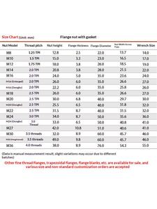 Écrou à bride avec coussinet, hexagonal surélevé, pour plaque <span class=keywords><strong>de</strong></span> presse, M8-M36, métrique, trempé - Product Image 5