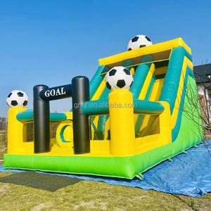 Fête Location Football Château Gonflable Toboggan Combo Dmuchana Zjezdzalnia à Acheter - Product Image 1