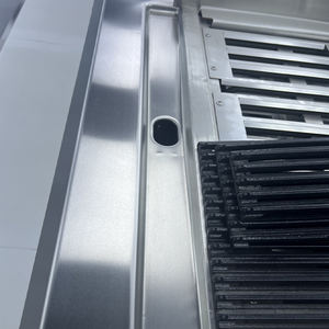 Griglia a <span class=keywords><strong>Gas</strong></span> lavica regolabile sulla parte superiore <span class=keywords><strong>del</strong></span> contatore a <span class=keywords><strong>Gas</strong></span> in acciaio inossidabile per la vendita di attrezzature da cucina commerciale - Product Image 3