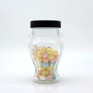 Nuevos Frascos Altos de Plástico de 212 ml, Recipientes Transparentes Reutilizables con Tapas Doradas para Mermelada, Miel, Encurtidos, Dulces y Lociones - Product Image 4