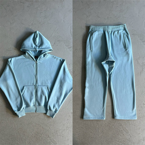 Vendita Diretta dalla Fabbrica Nuovi Arrivi Autunnali Completo Sportivo Casual Largo con Felpa e Pantaloni della Tuta <span class=keywords><strong>Abbigliamento</strong></span> da <span class=keywords><strong>Uomo</strong></span> Coordinato di Tendenza - Product Image 3