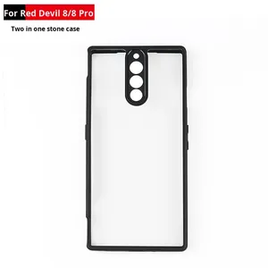 קסם אדום 8pro/8pro + חוצה גבולות הכל כלול עיצוב יוקרה tpu + PC חומר מגן תיק טלפון נייד שקוף - Product Image 2