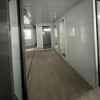 Maison de bureau industrielle préfabriquée pliable en kit, 3 chambres avec cuisine et séjour, maison mobile d'extérieur
