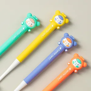 New Arrival Cartoon Cute Customized Fun Baby Shaped Super Soft Toothbrush For Children