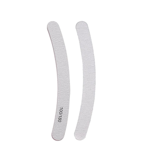 Lime à ongles Fabiyan avec logo imprimé personnalisé, zèbre, 4 formes différentes, outil de manucure, grain 100/180, double face, matériau émeri - Product Image 1