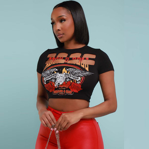 Camicia da donna Vintage Rock Music Band, magliette Casual estive a maniche corte per angosciato - Product Image 3
