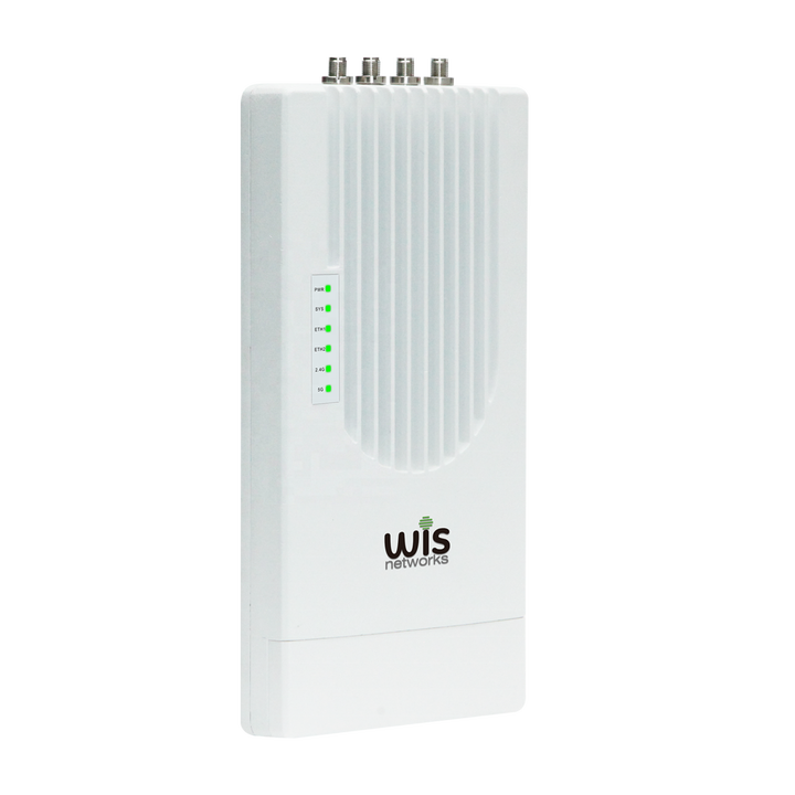 Ultra-fast 4x4 Wi-Fi 6e Speeds by Wisnetworks Outdoor Base Station
