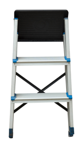 Échelle en alliage d'<span class=keywords><strong>aluminium</strong></span> pliante portable personnalisée de haute qualité épaissie sans fente avec repose-pieds - Product Image 6