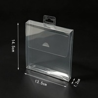 Boîtes en plastique transparent PVC PET suspendues pour emballage de stylos à bille et dés, idéales pour supermarchés, papeteries, boutiques de cadeaux et magasins.