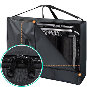 كرسي صالة بدون جاذبية 600D للخدمة الشاقة مع 8 \ "Wx27 \" H سحاب متحرك إضافي - Product Image 3