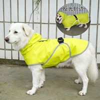 Poncho réfléchissant pour chien, imperméable, avec protection ventrale, en polyester enduit de PU, pour petites races (Teddy, Corgi)